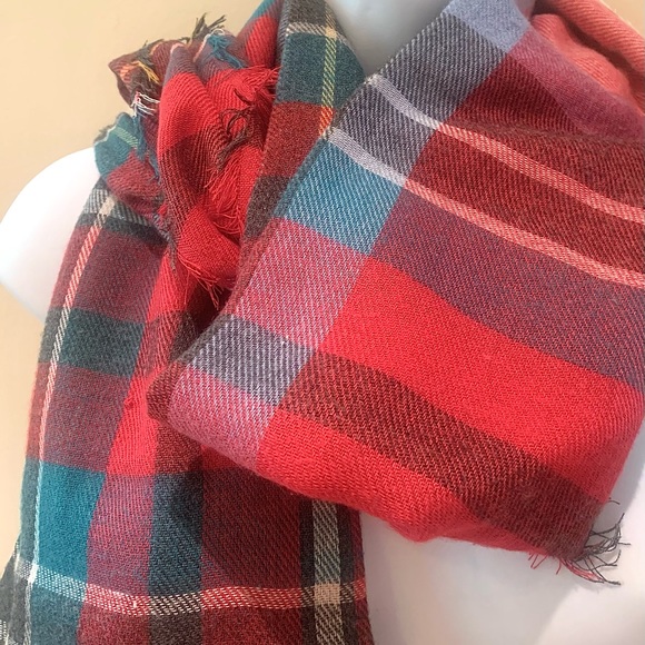 Plaid Soft American Eagle Scarf - Picture 2 of 13
